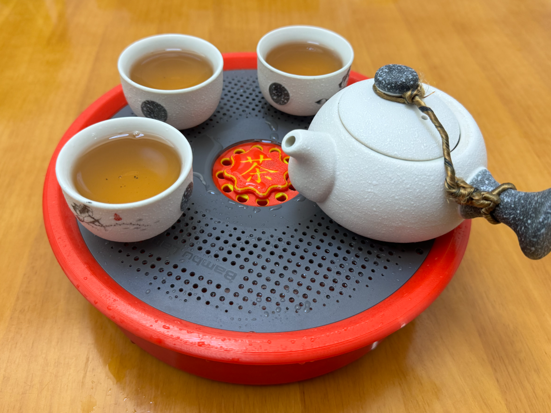 料盘重生--改造茶盘