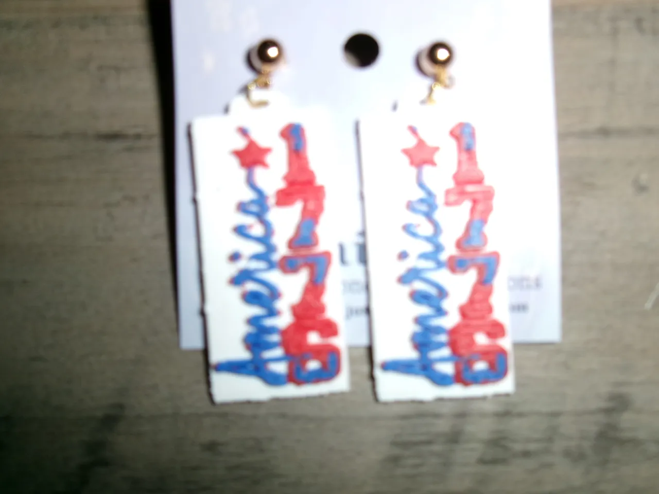 America 1776 Earrings view 2