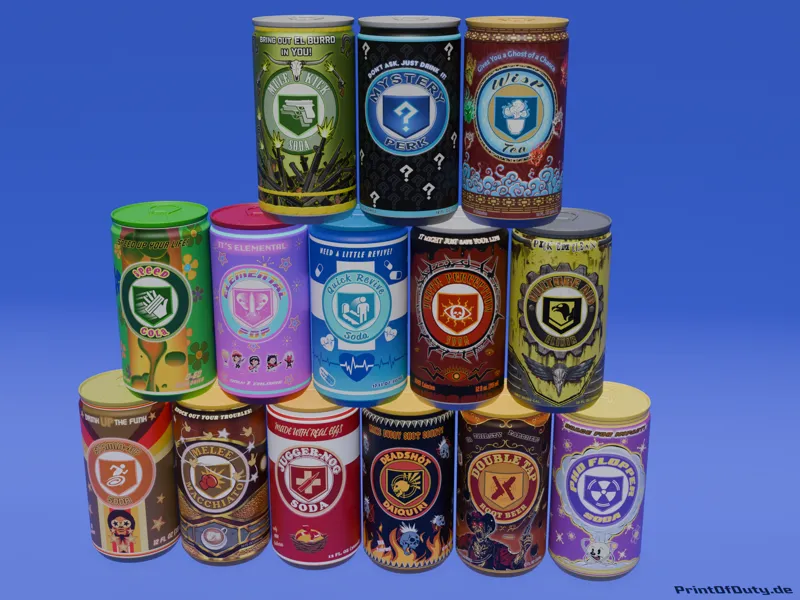 Call of Duty Zombies - All Perk Cans - Alle Perks