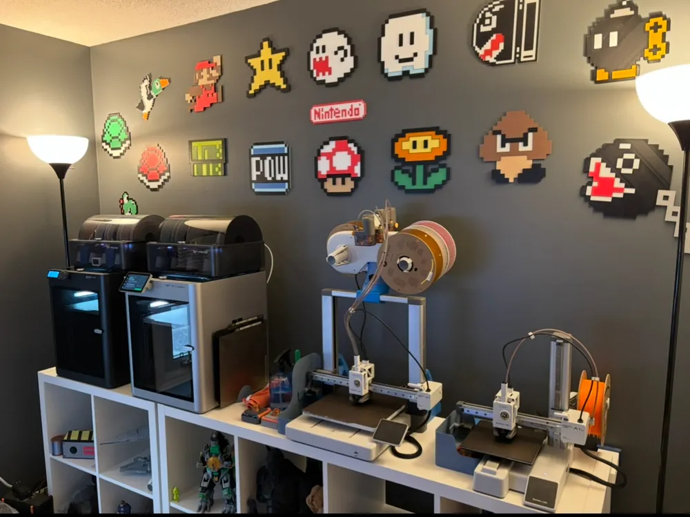 8bit SNES Super Mario Wall Art by birdhouse8669 MakerWorld: Download ...