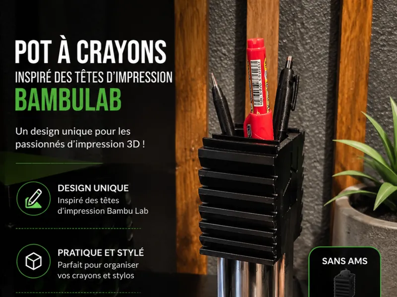 Bambulab pensil case