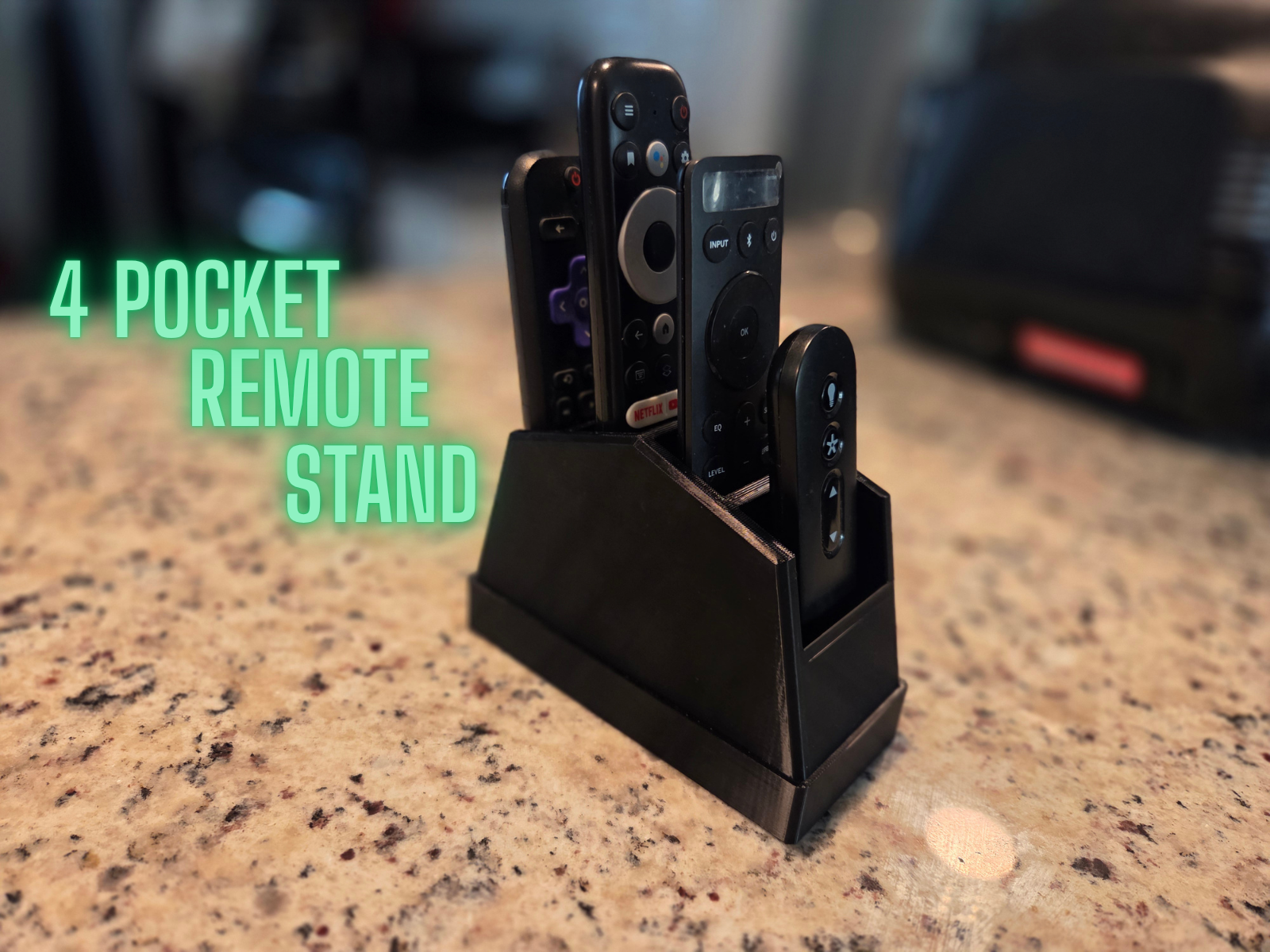 4 Pocket Remote Stand