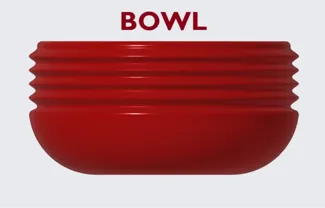 Groovy bowl