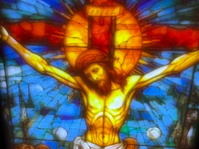 Jesus on a Cross Lithophane