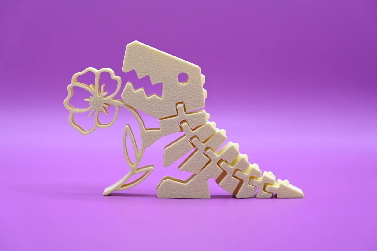 FlexiDino imprimable en une pièce - version Printemps