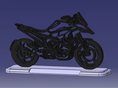 BMW R 1300 GS Silhouette with stand