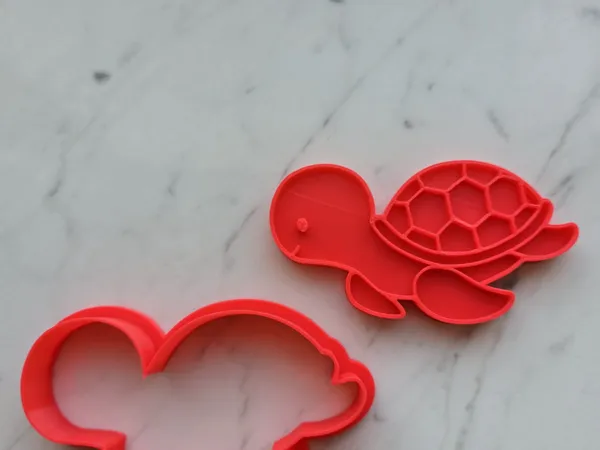Emporte-pièce/tampon tortue de mer pour pâte à modeler