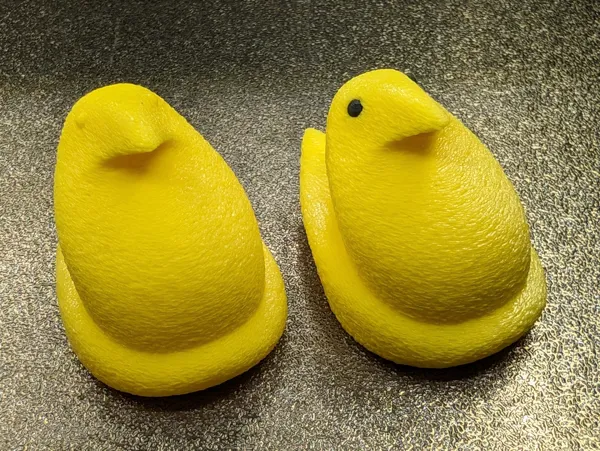 Poussins guimauve de Pâques