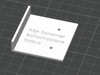 Gabarit de perçage pour charnières Ikea — photo 2