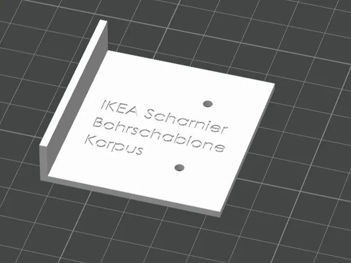 Ikea Scharnier Bohrschablone