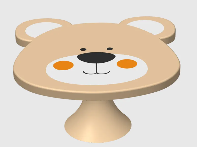 Teddy Bear Cake Stand