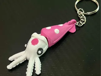 Eco Toy - Squid Key Chain