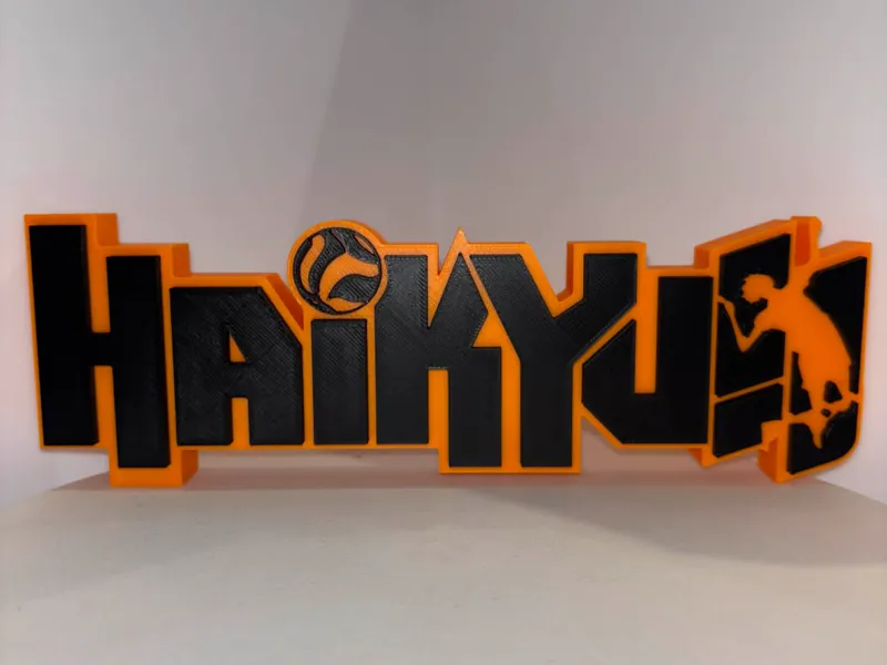 Haikyuu Anime Logo - Volleyball Wall Art