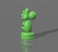 Cavalier Yoshi pour jeu d'échecs Mario — photo 1