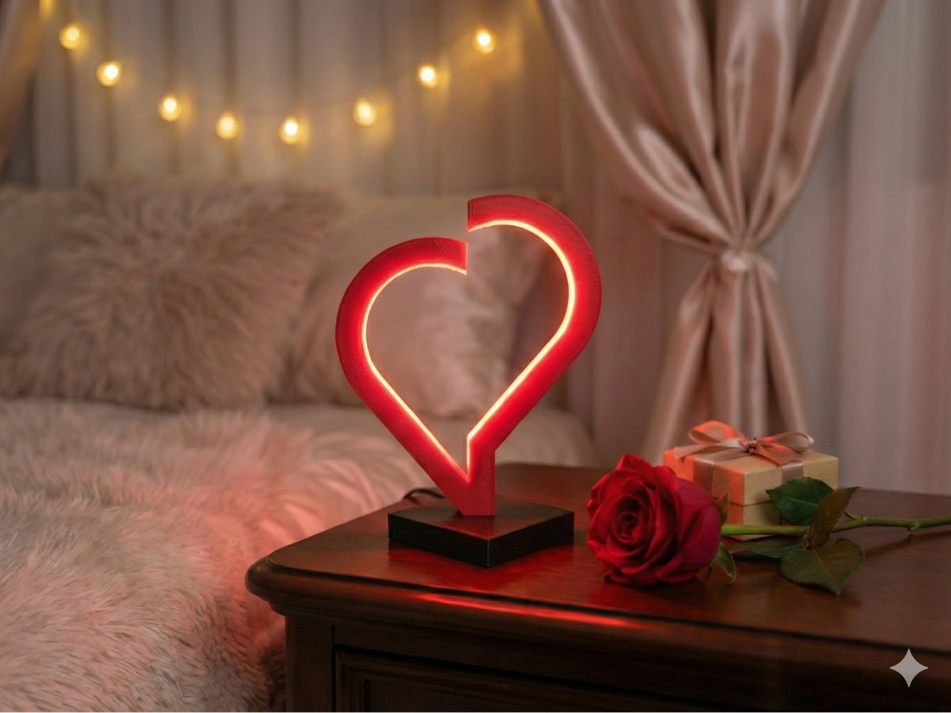 Minimalist "Broken" Heart Neon Lamp