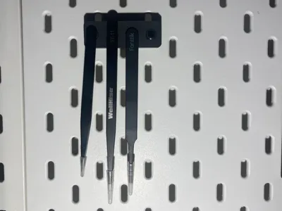 Skadis Pegboard Magnet Tweezer Holder