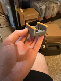0.2mm layer, 2 walls, 15% infill, orange lip