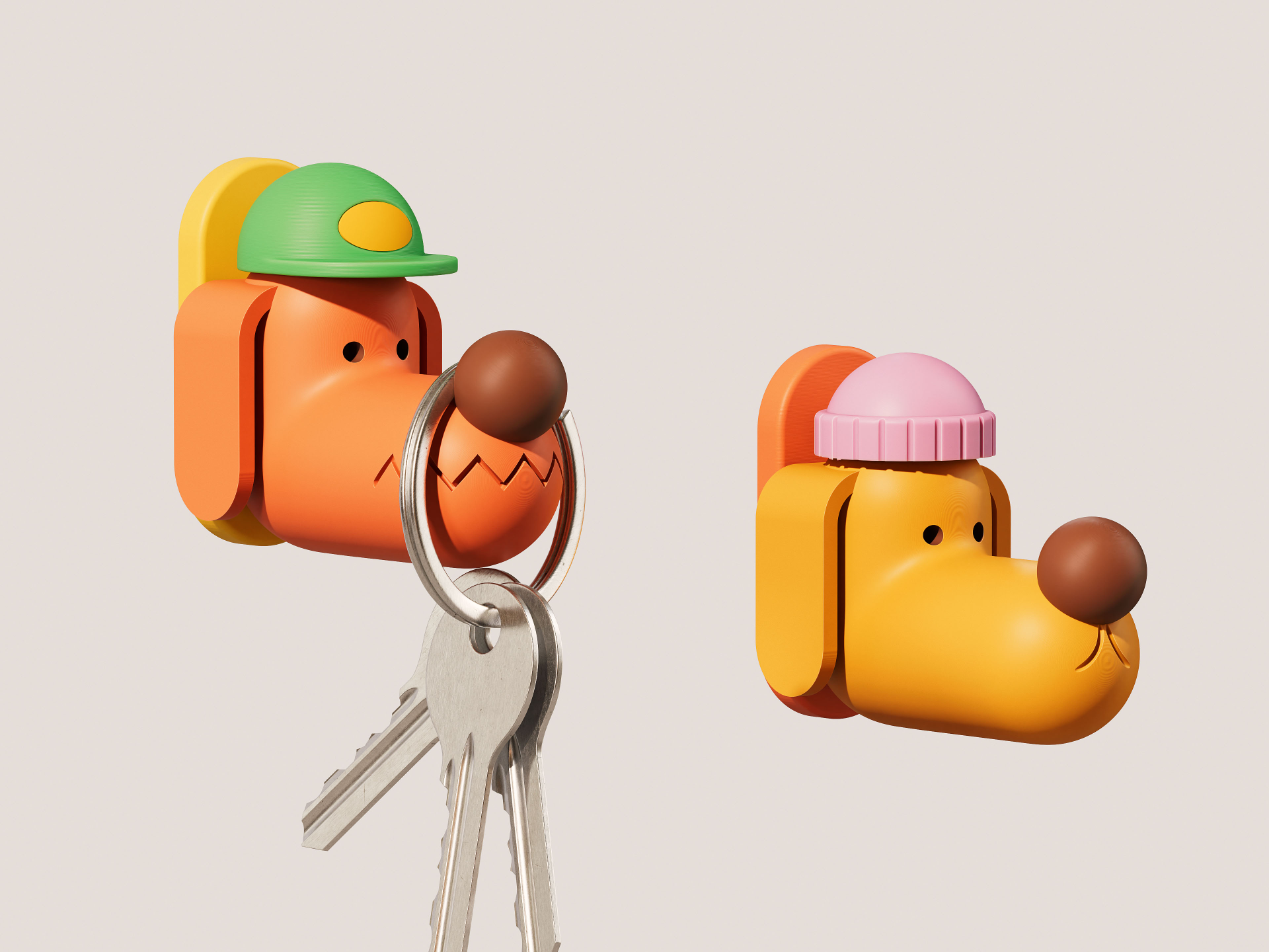 Wallhook / Dogs with Hats (no ams)