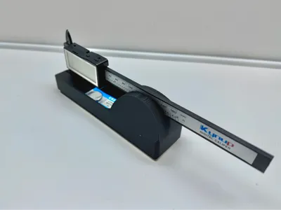 Gridfinity Caliper Holder with Storage Compartment