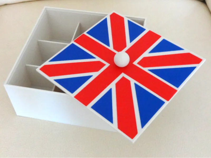 UK or Brit Flag Box