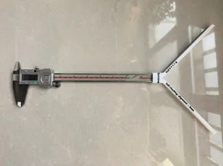 outside fillets gauge with aligned zero point