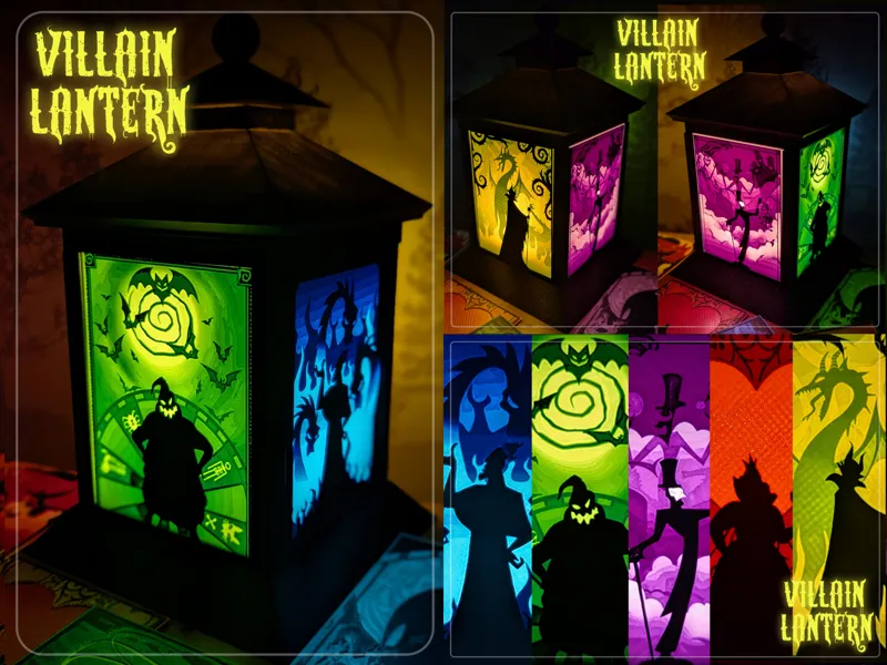 Disney Inspired Villain Lantern