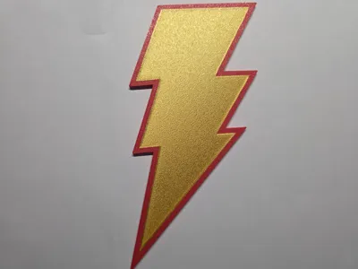 Shazam DC Comics Lightning bolt logo