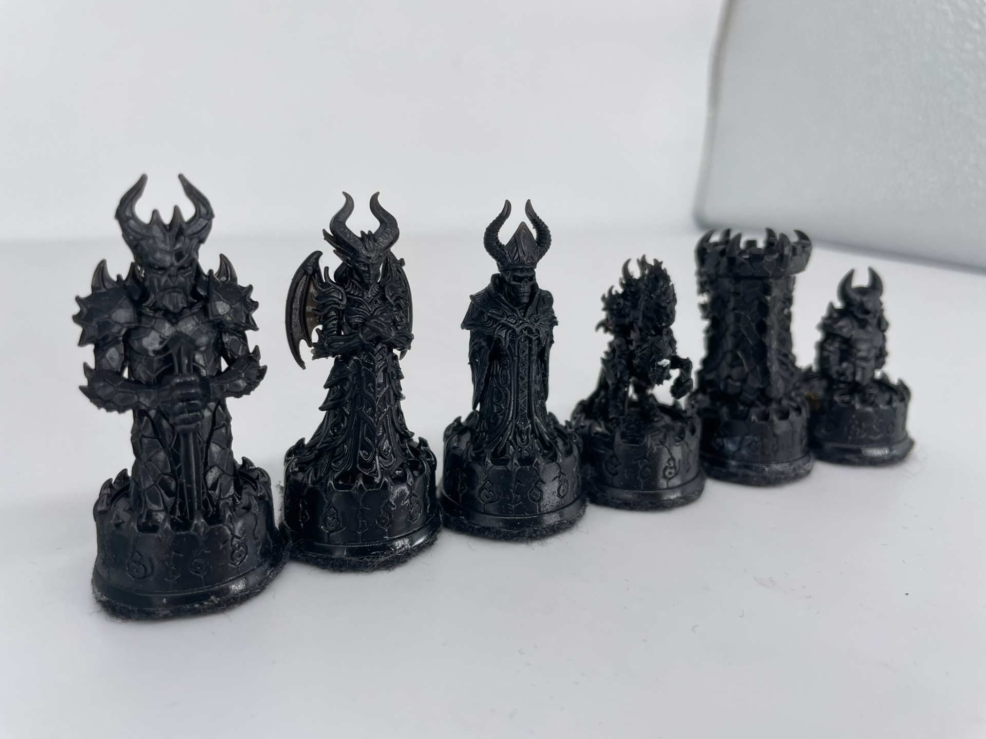 Demon Chess Set - Dark Fantasy 3D Printable