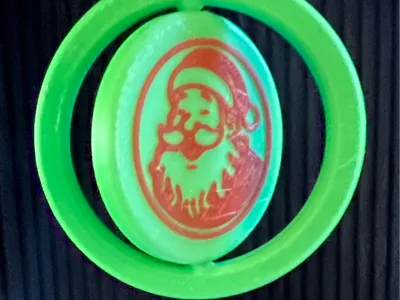 Santa Ornament / Keychain