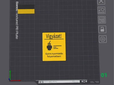 Caution! Fast printing in progress!