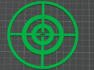 Template for centering holes