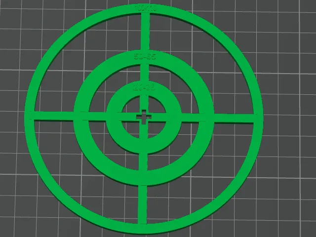 Template for centering holes