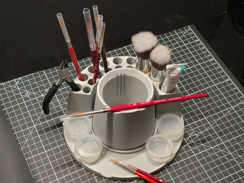 Brush and Water Pot Holder Remix