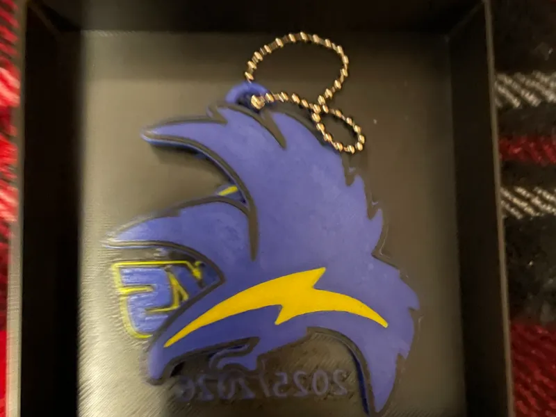 Hawk Keychain