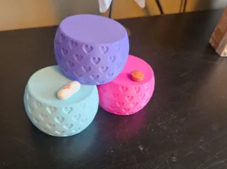 Heart Pill Container