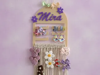 Personalized Hair Clip Holder