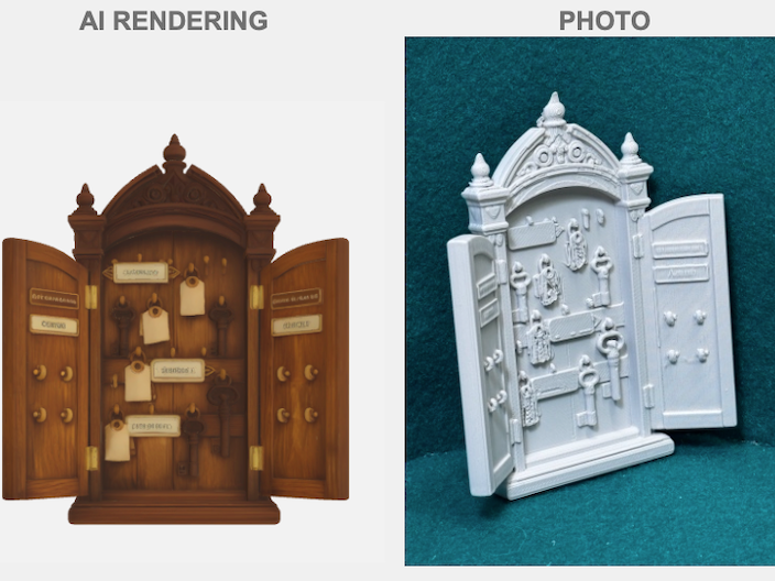 Key Cabinet (Some Labeled, Some Not) : #31