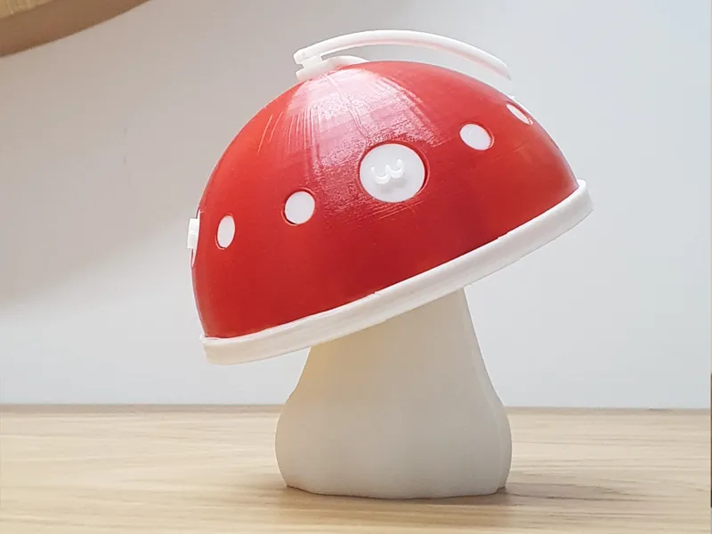 Mushroom nightstand Clock