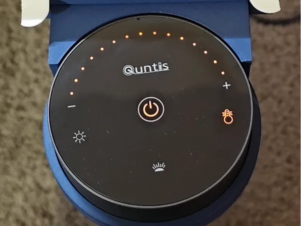 Support coulissant de bureau pour télécommande de barre lumineuse Quntis