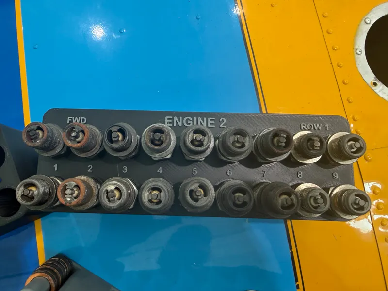 Aviation Spark Plug Tray 9cylinder Version