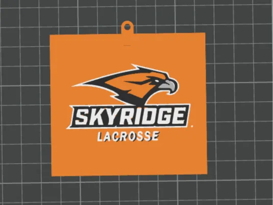 Skyridge lacrosse keychain