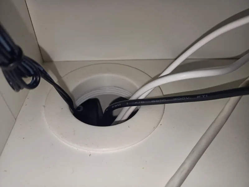51mm hole cable passthrough for 16mm thick sheet