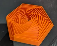 Fidget hexagonal à motifs — photo 2