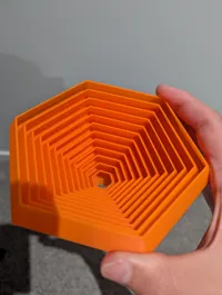 Fidget hexagonal à motifs — photo 3