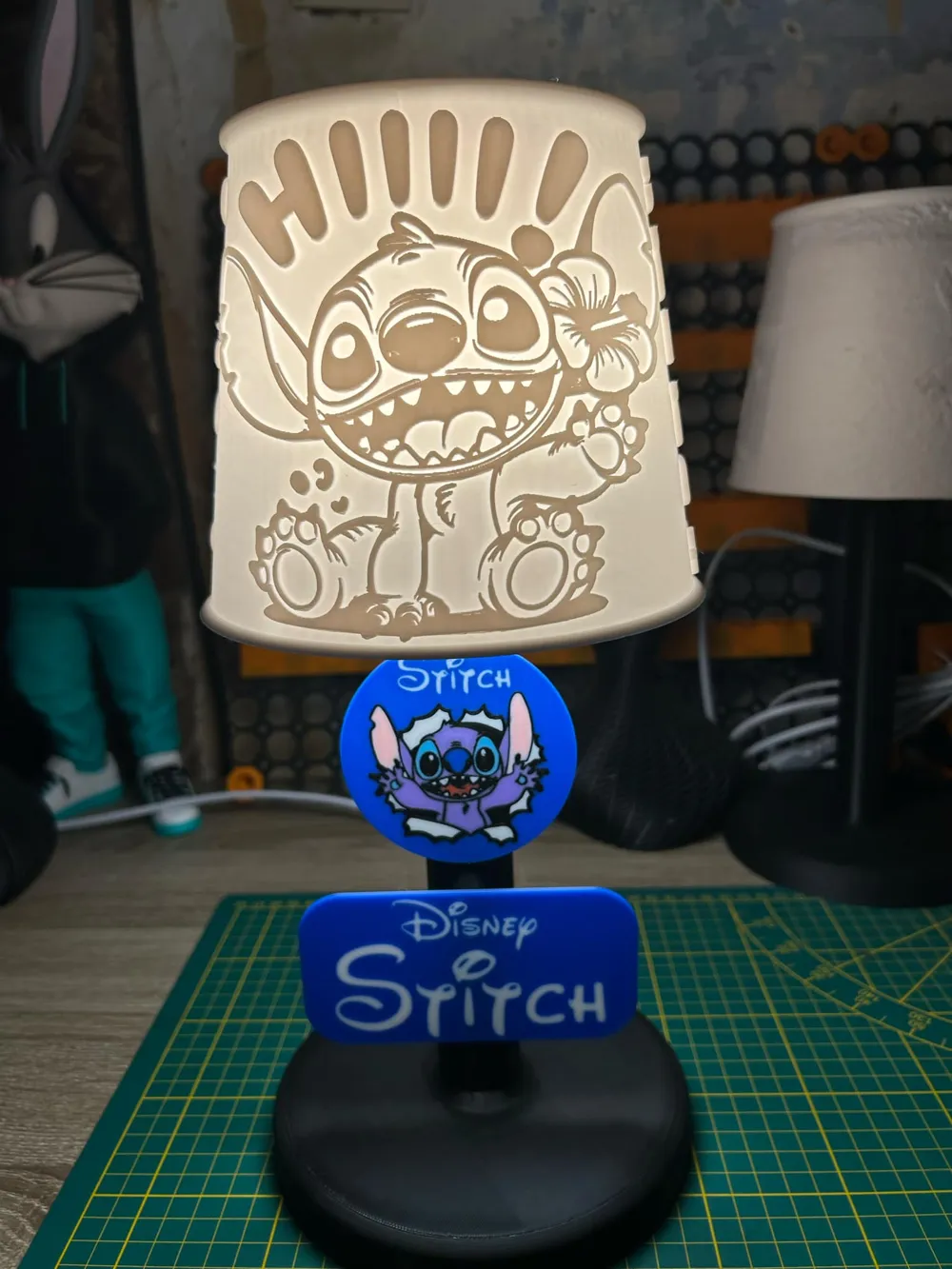 Stitch E14 lamp - Free 3D Print Model - MakerWorld