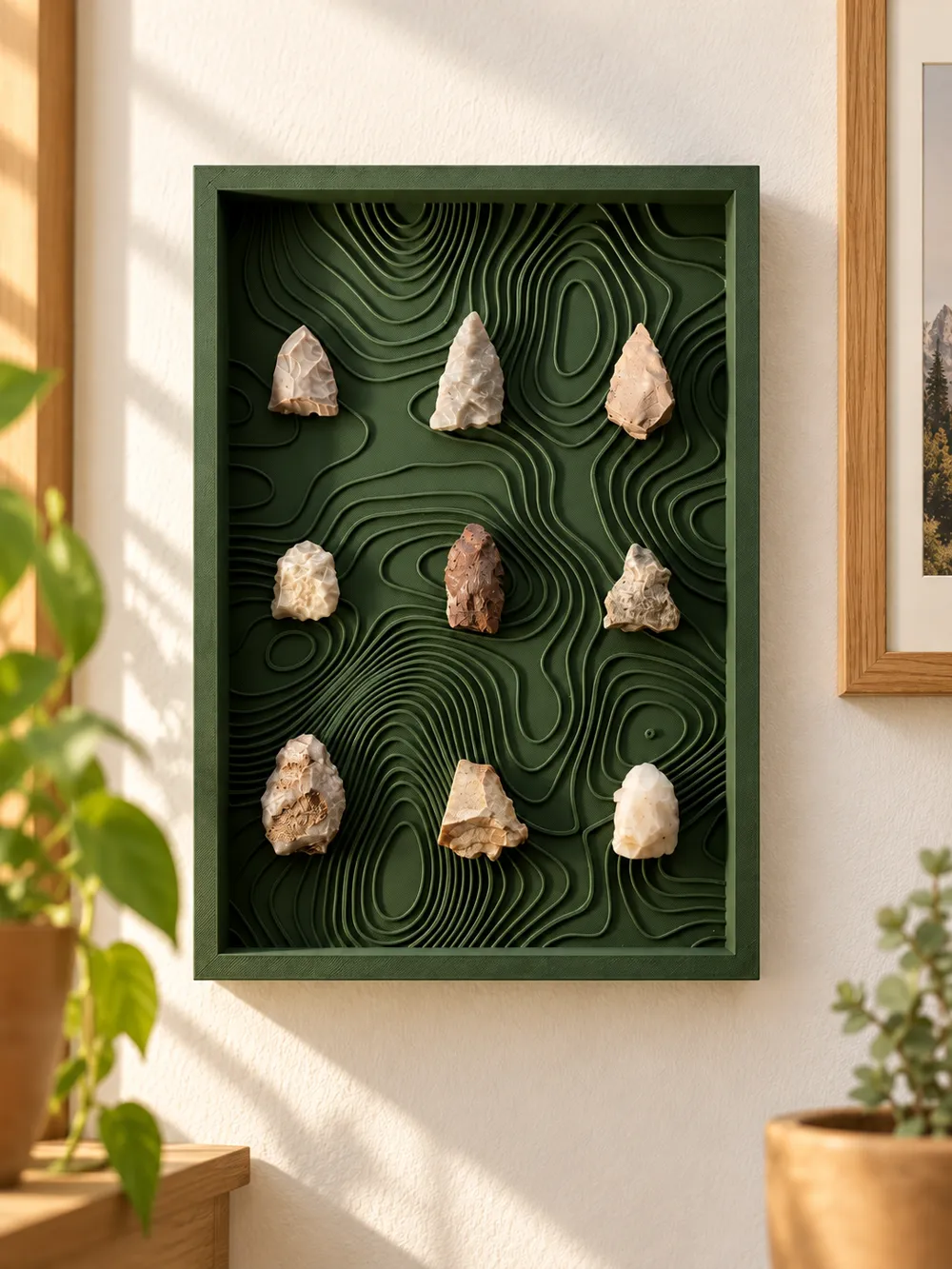 Boder Atr Topographic Display Frame | Wall Art & Desk Tray - Free 3D Print Model ...