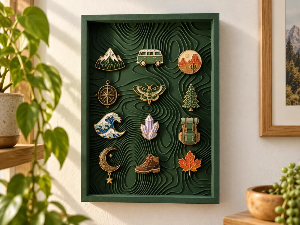Boder Atr Topographic Display Frame | Wall Art & Desk Tray - Free 3D Print Model ...