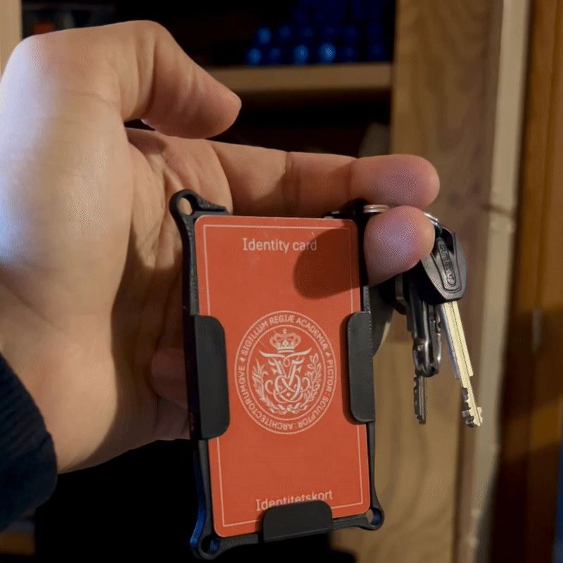 Dual-Function Keycard & ID Card Holder