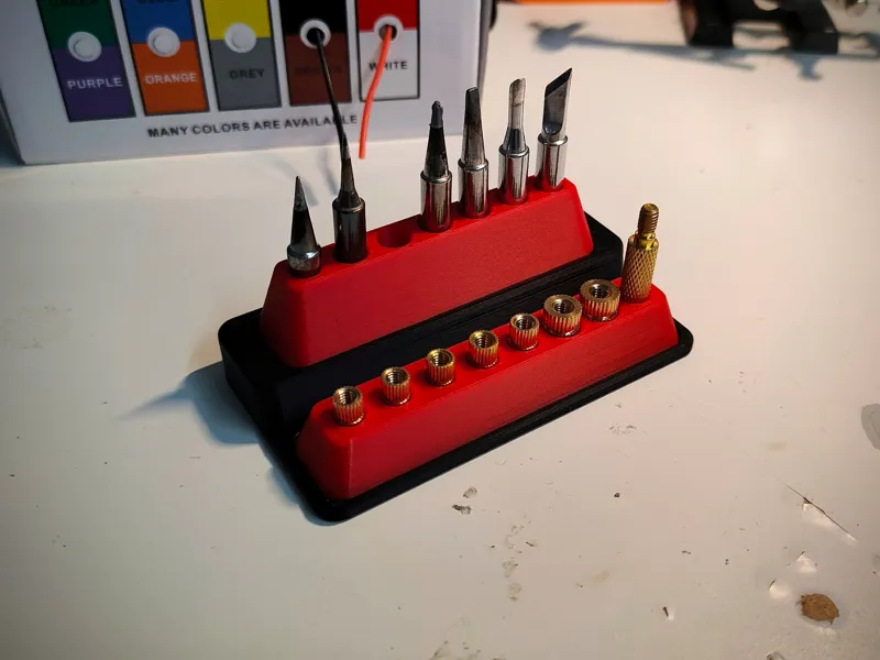 Soldering & Heat insert Tips holder