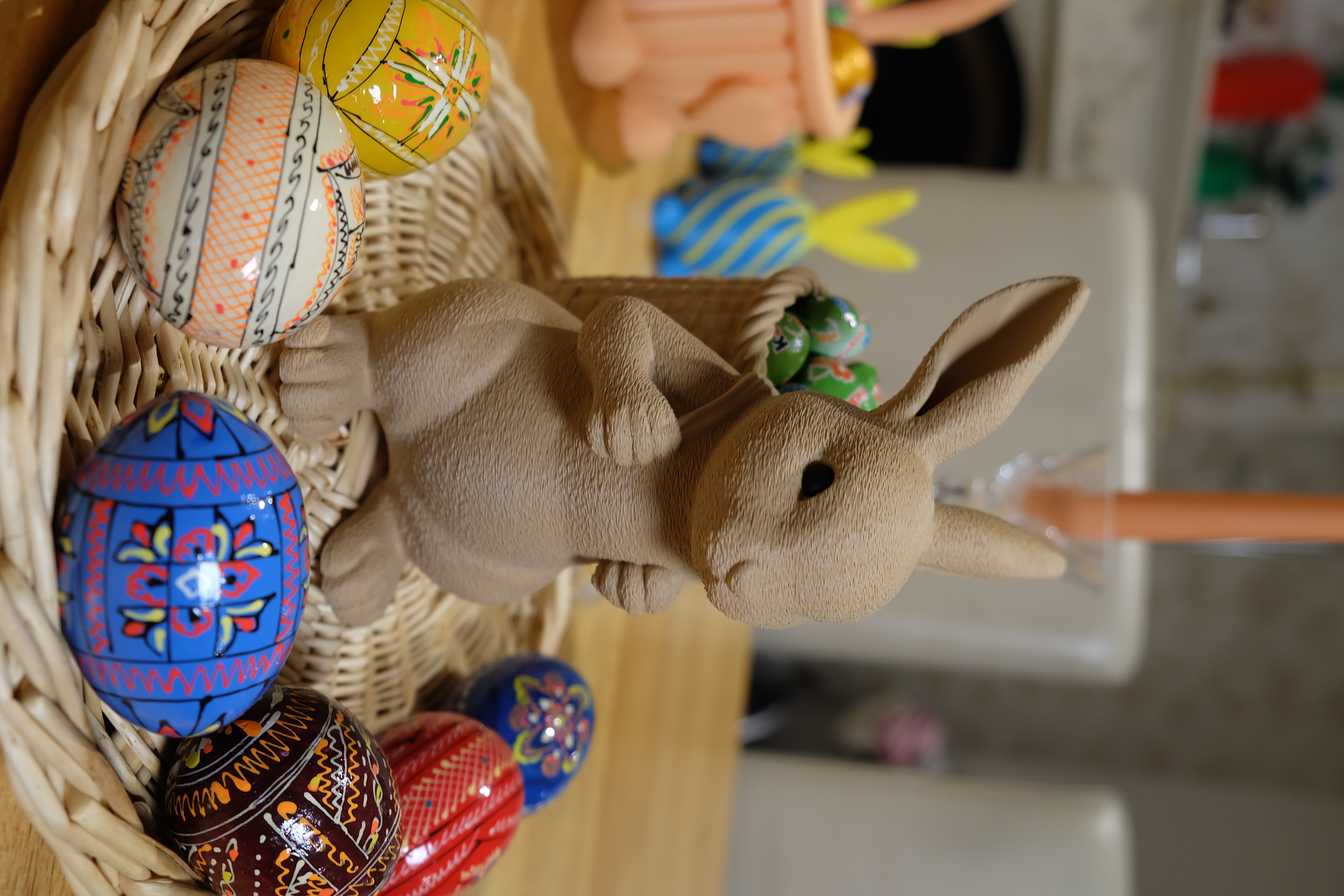 Miniatura 3 do modelo 3D Spring Bunny Basket Container